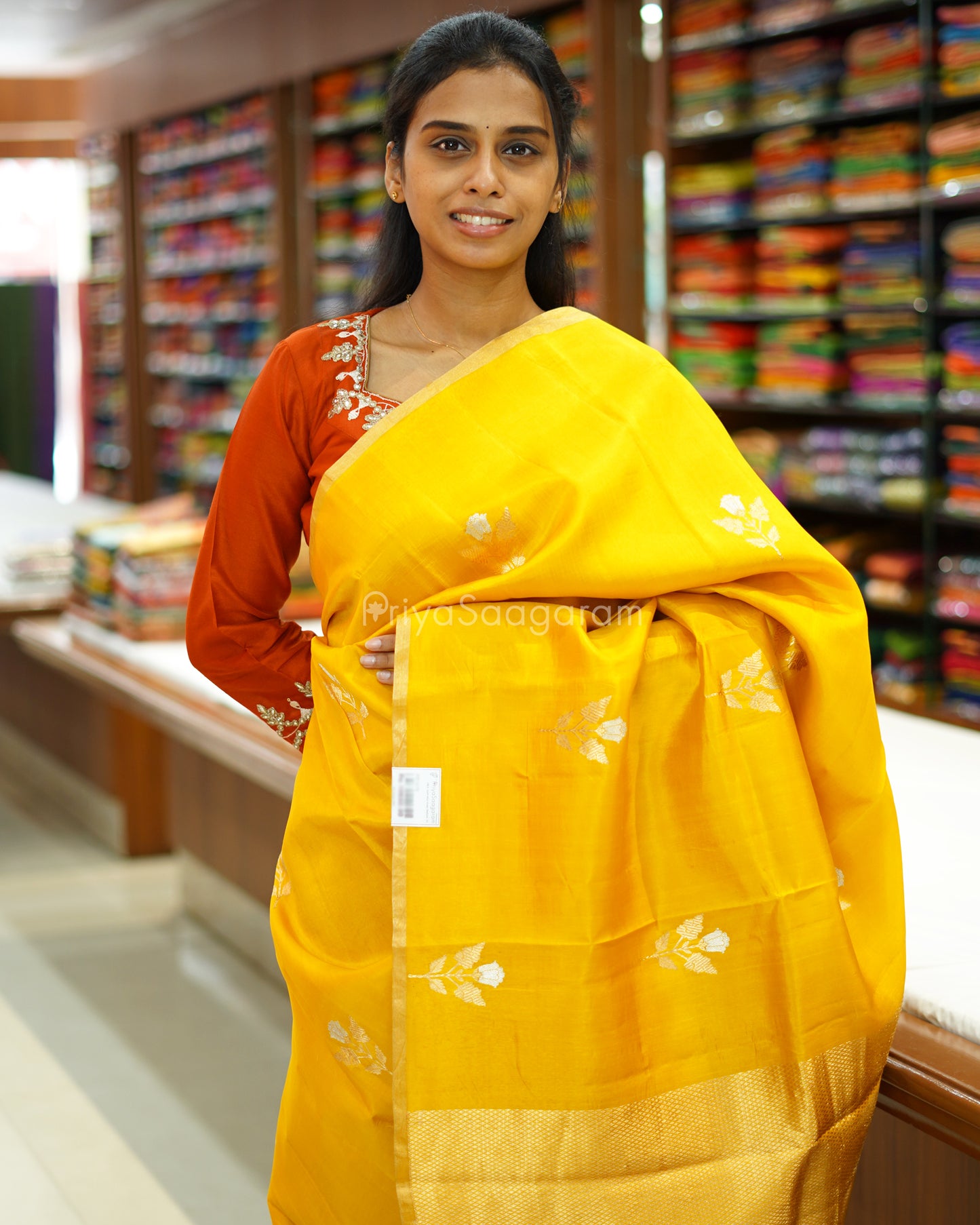 Yellow Raw Mango Silk - PD1072