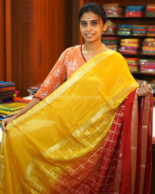 Red Yellow Russian Silk - PE362