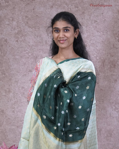 Dark Green Silk Kota - PC3224