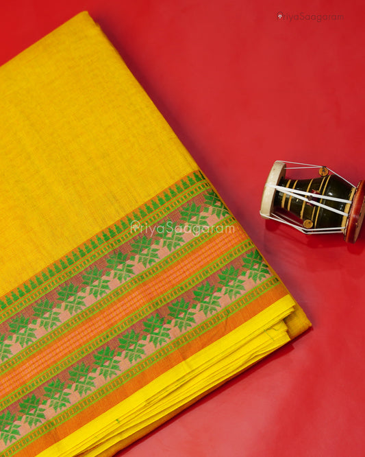Bright Yellow Chirala Fancy Cotton - M6070