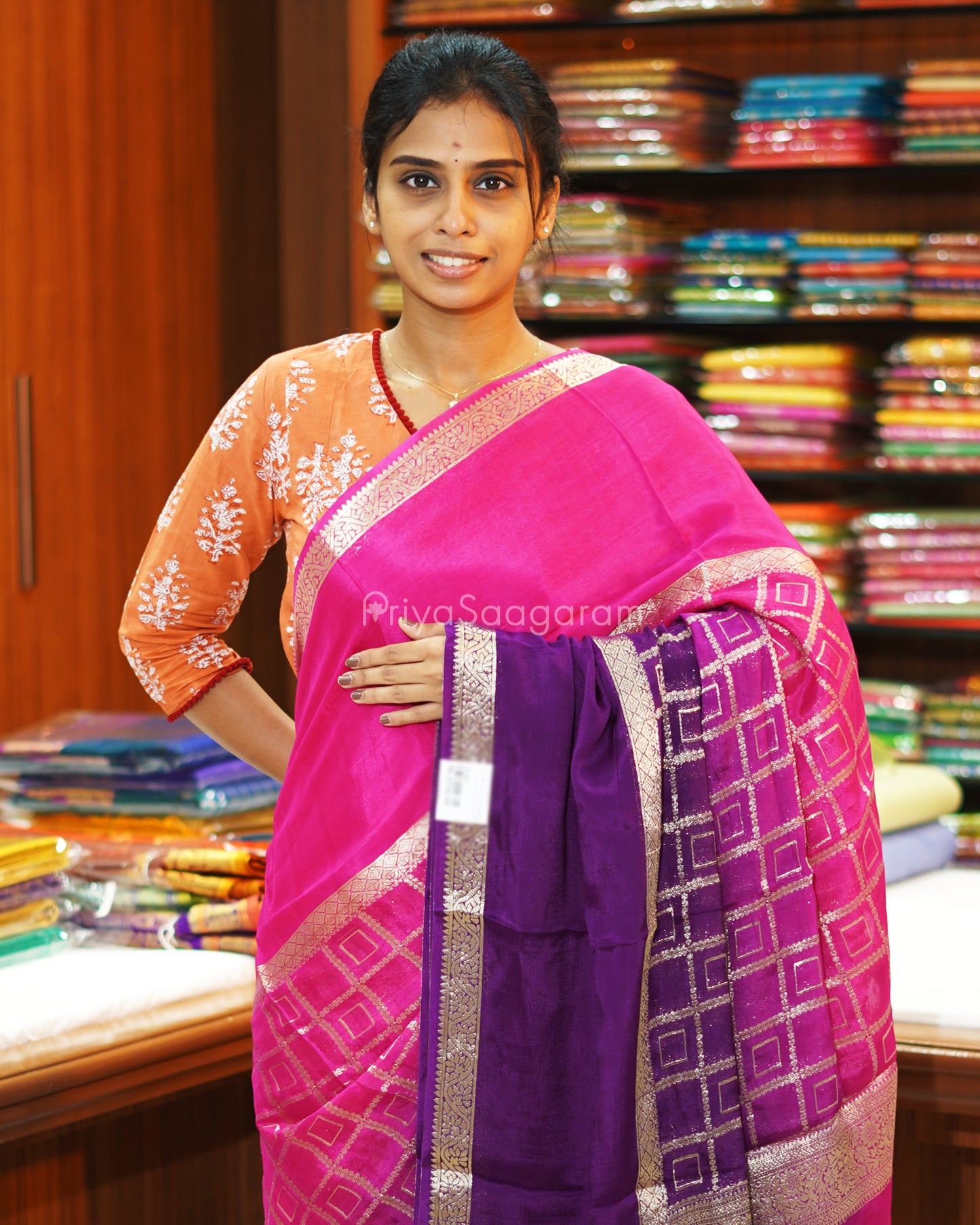 Blue Pink Russian Silk - PE365
