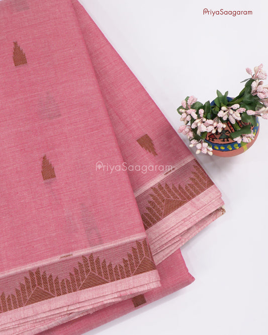 Baby Pink Handloom Cotton - M14105