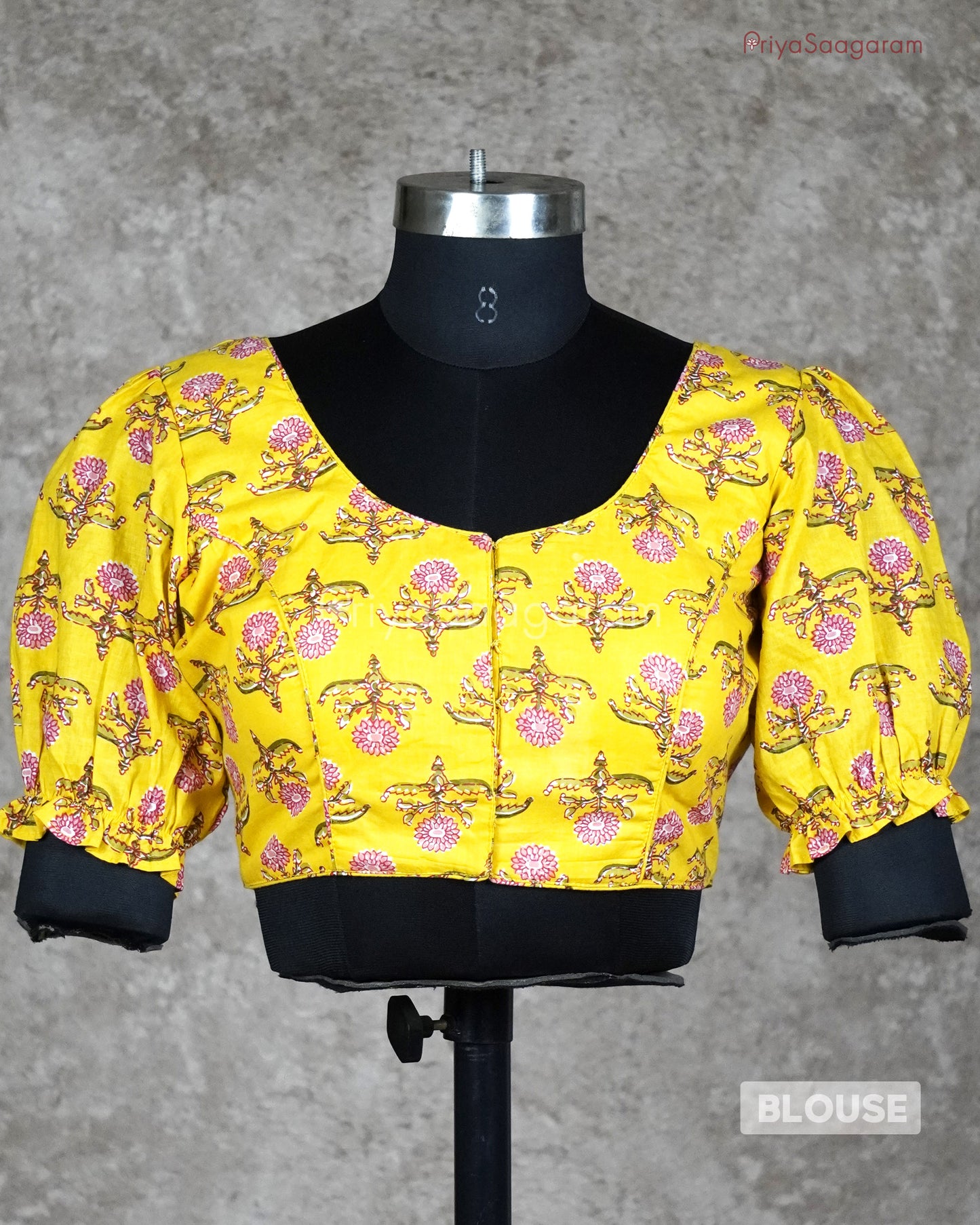 Yellow Readywear Blouse - L3126