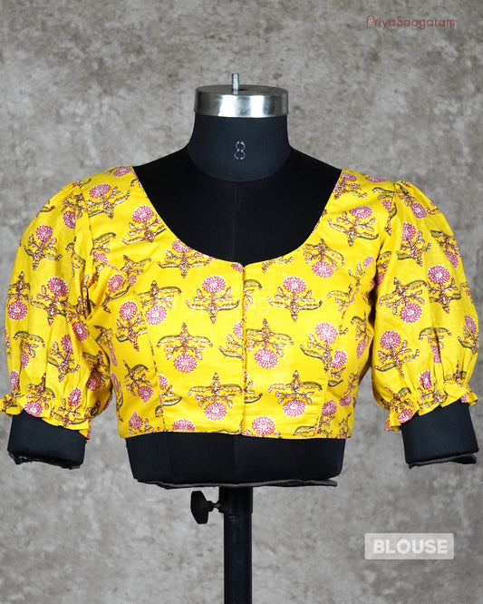 Yellow Readywear Blouse - L3126