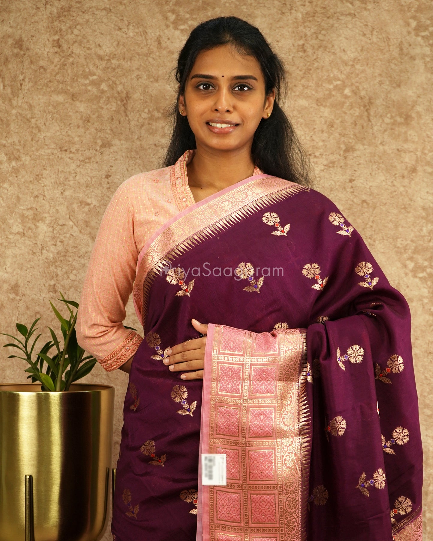Naaval Pazham Purple Raw Mango Silk - PD4248
