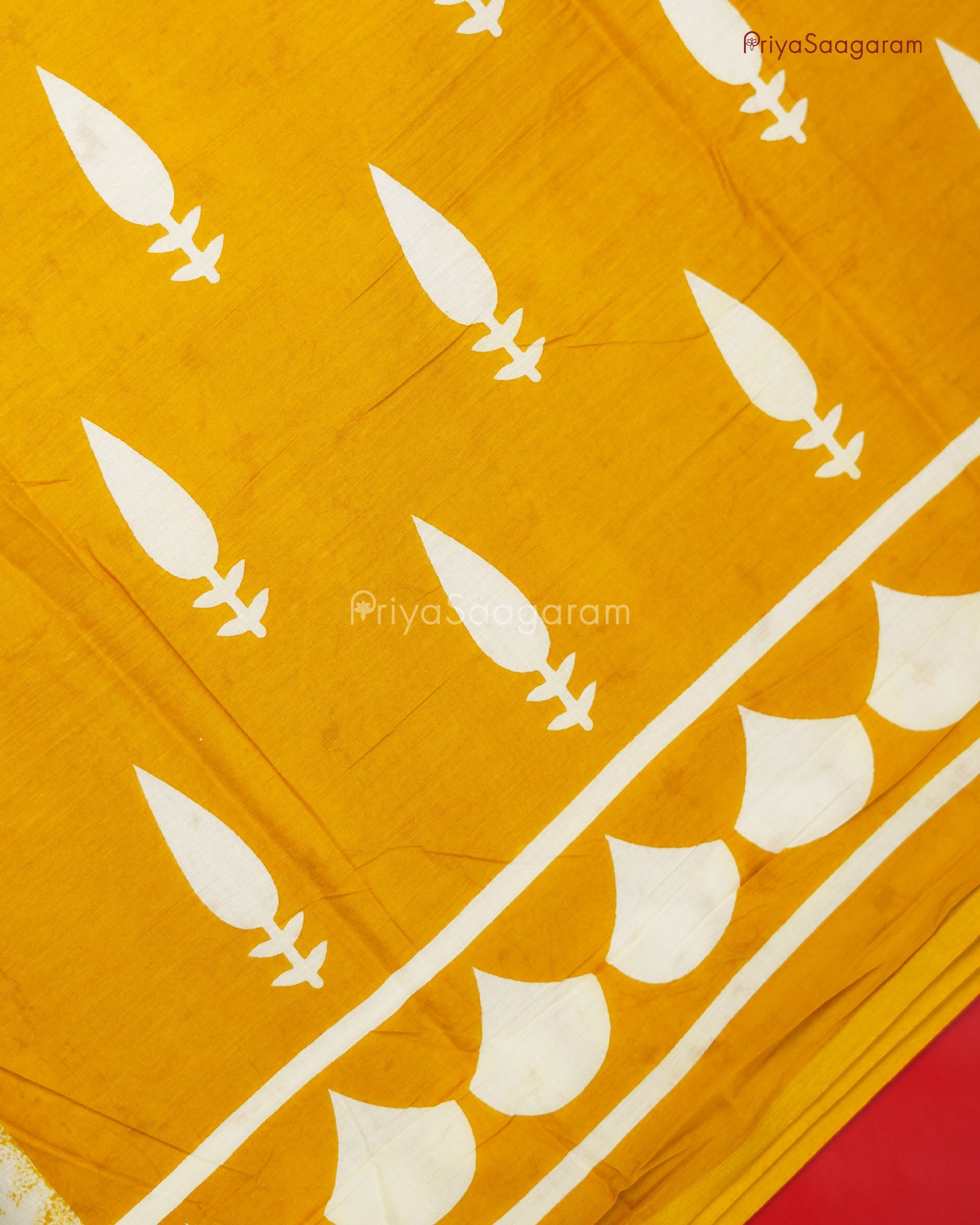 Medallion Yellow Mul Cotton - PD219