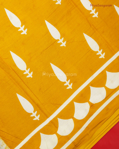 Medallion Yellow Mul Cotton - PD219