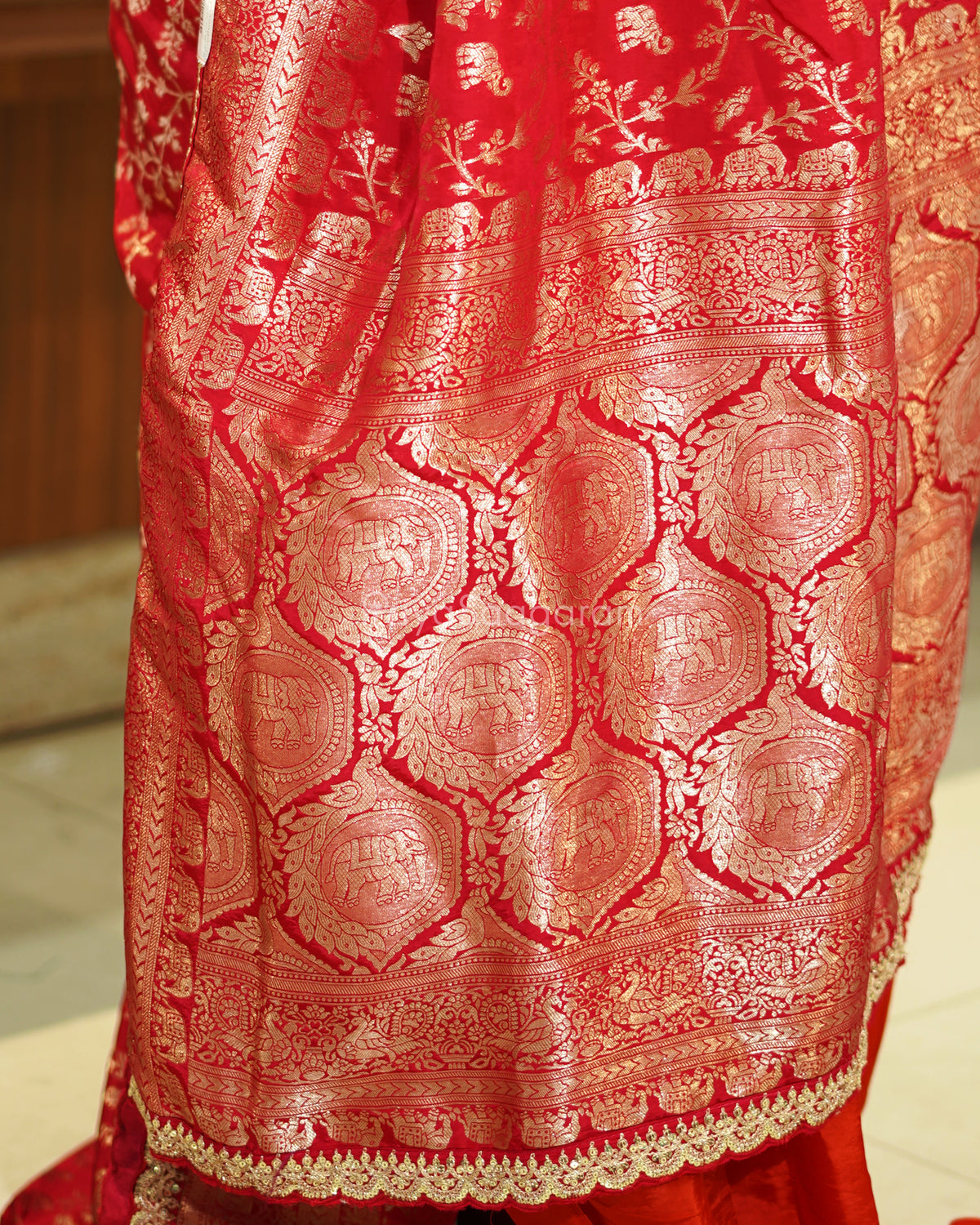 Pink Designer Banaras Silk - PE597