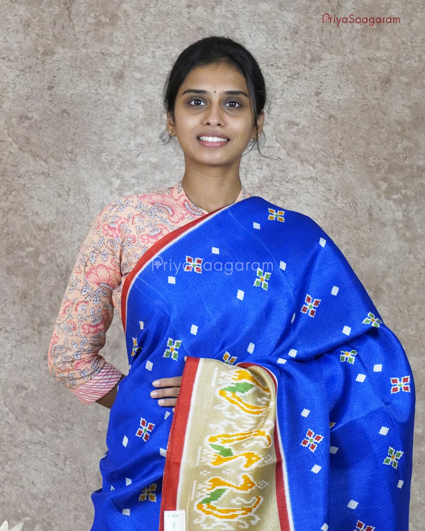 Royal Blue Tussar - H16822