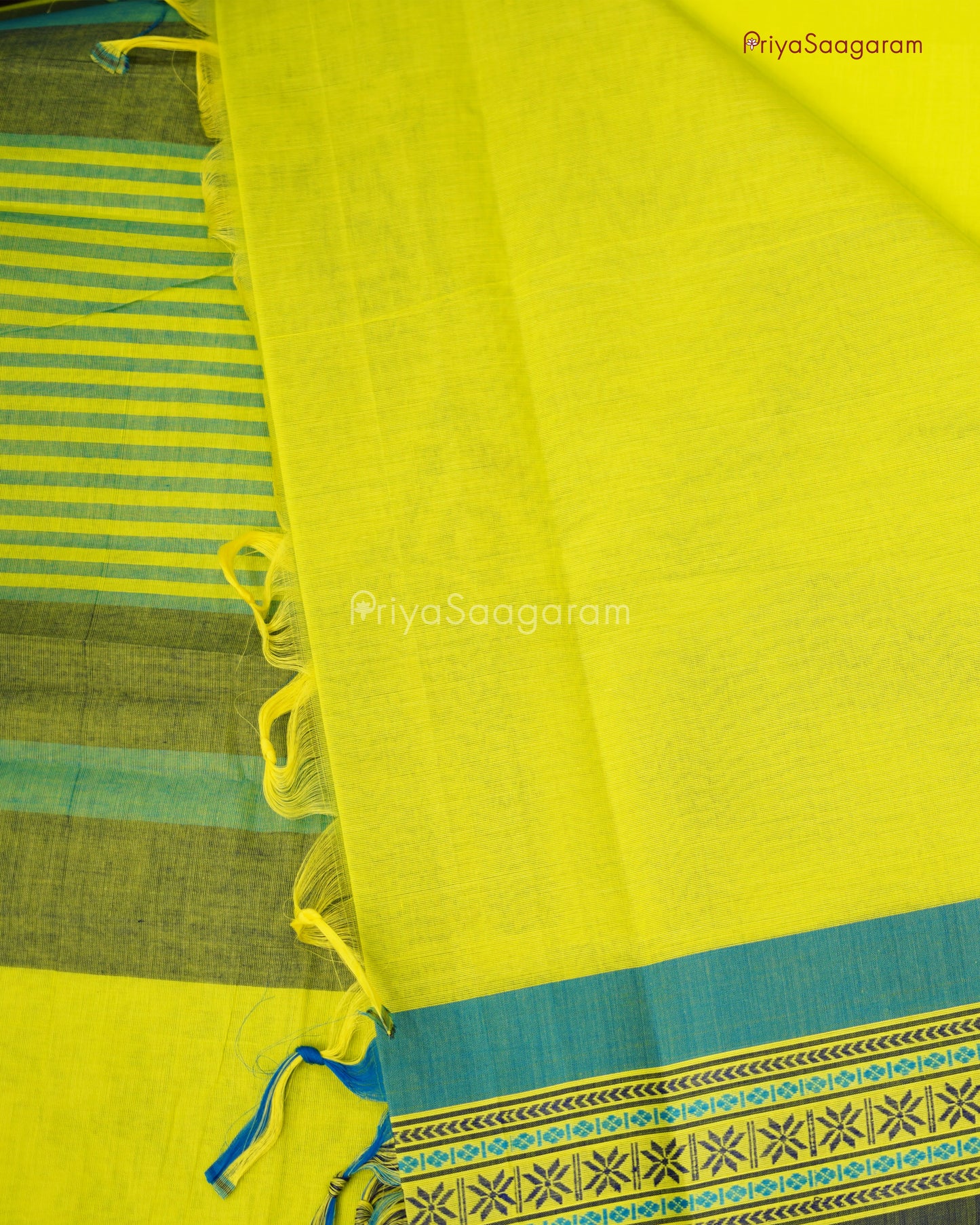 Neon Green Chirala Cotton - M6070