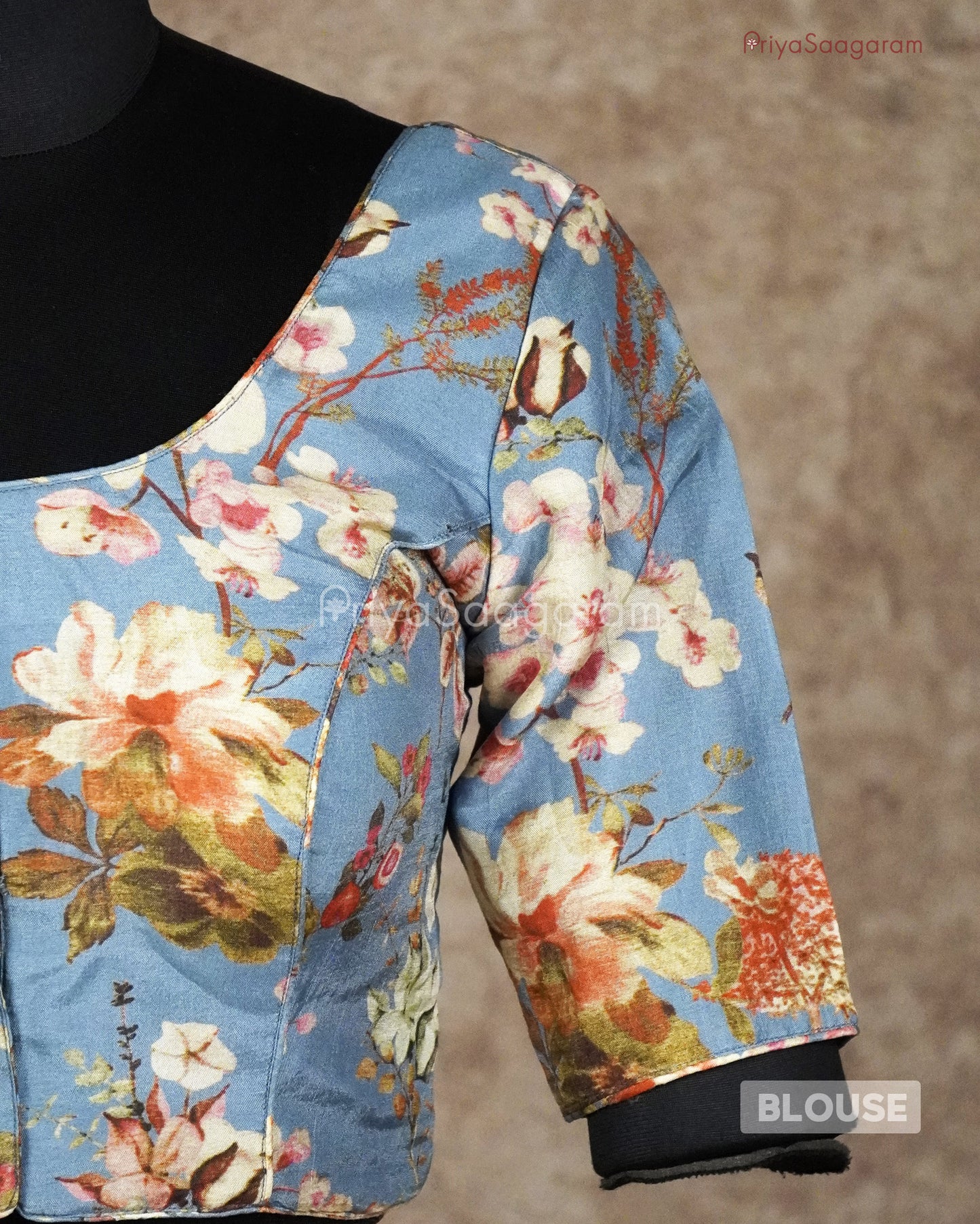 Blue Readywear Blouse - R16