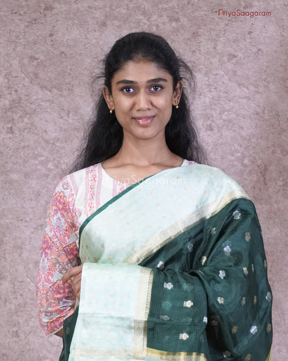 Dark Green Silk Kota - PC3224
