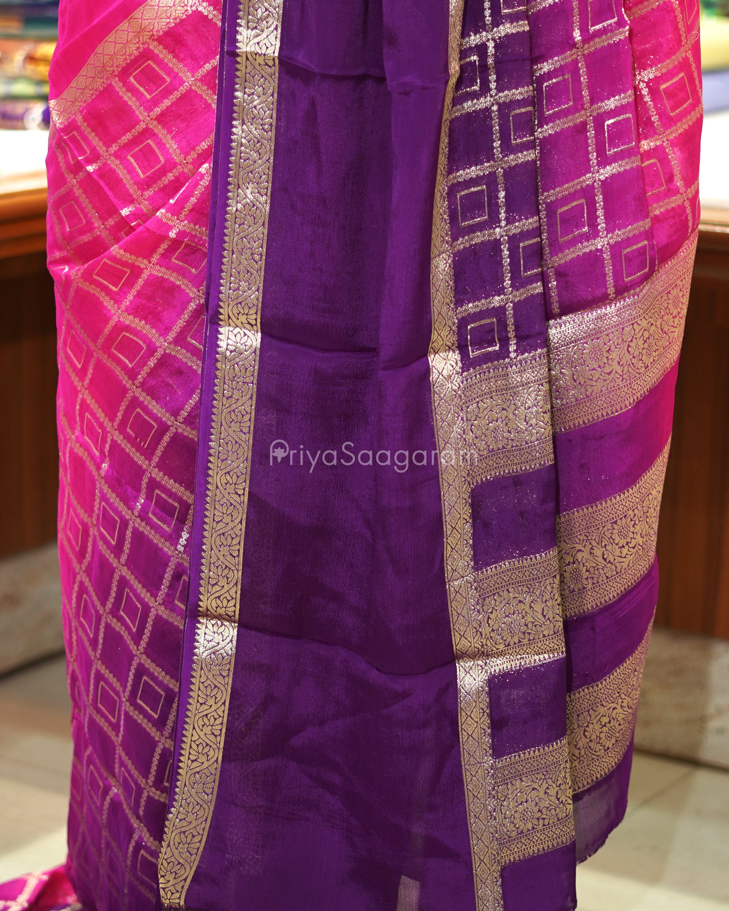 Blue Pink Russian Silk - PE365