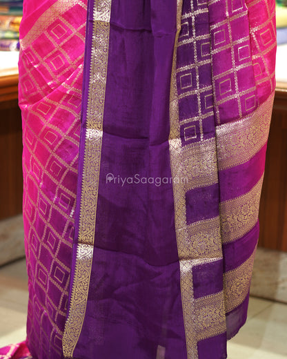 Blue Pink Russian Silk - PE365