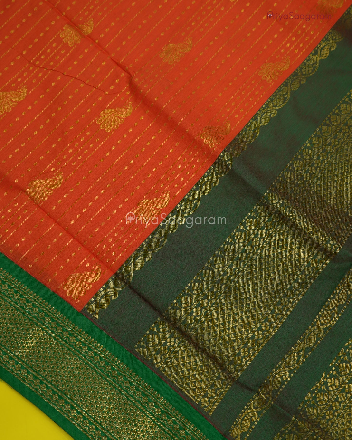 Fanta Orange Kalyani Cotton - M15942