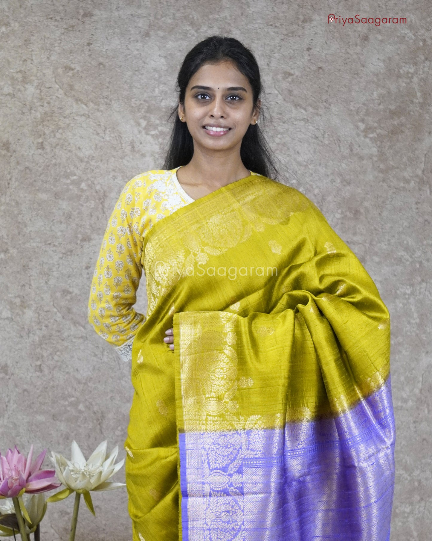 Pistachio Green Matka Silk - PC3218