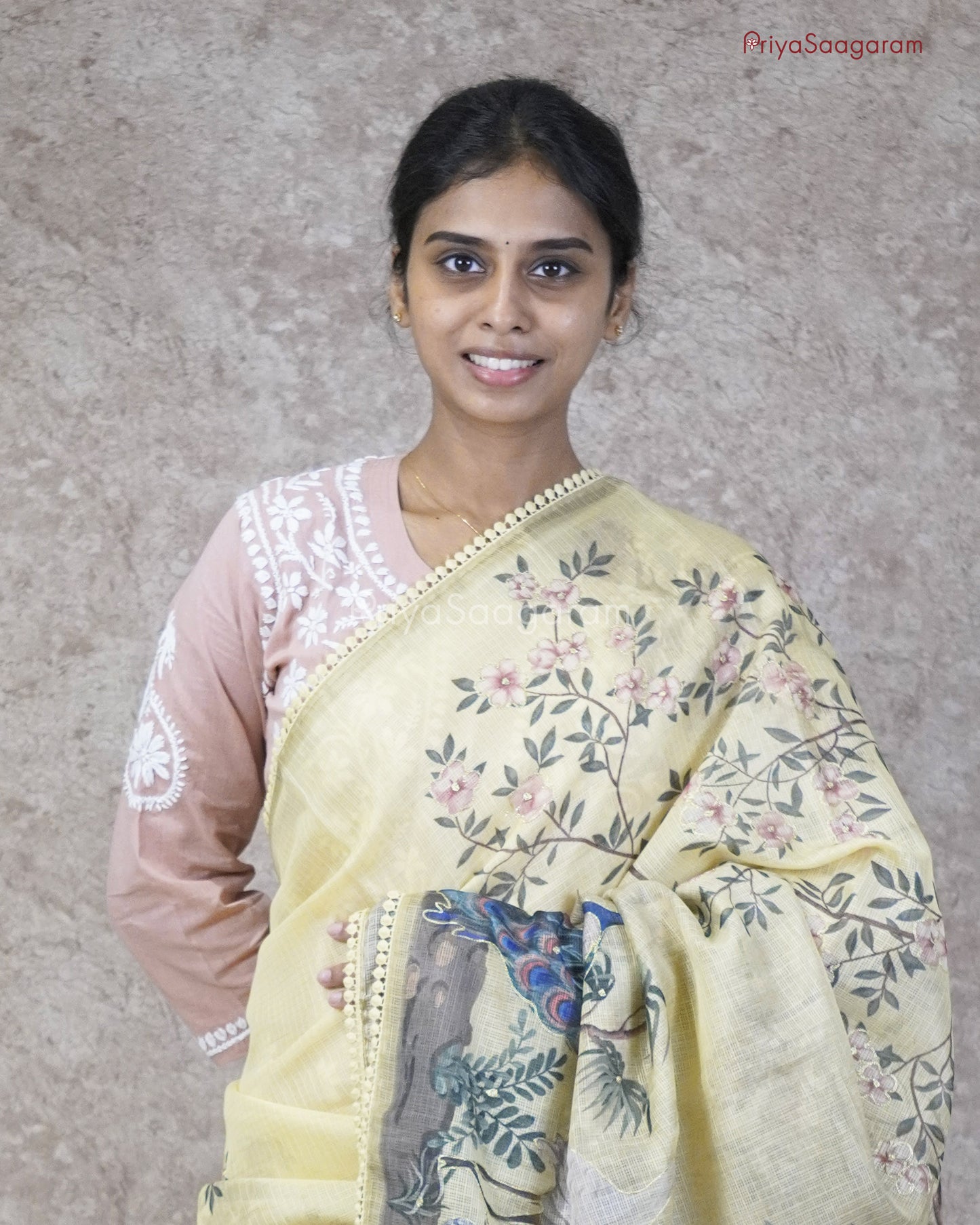 Tan Yellow Vanasingaram Kota - PC3300