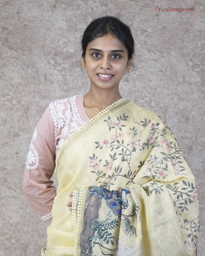 Tan Yellow Vanasingaram Kota - PC3300