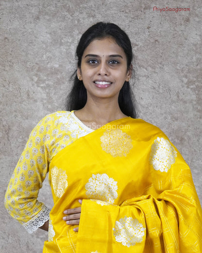 Butterscotch Yellow Raw Mango Silk - PC3595