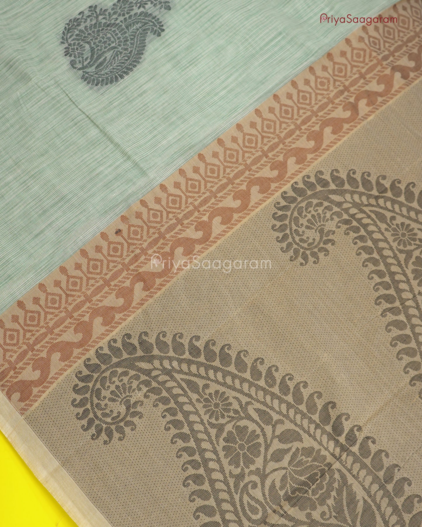 Light Blue Handloom Cotton - M14117