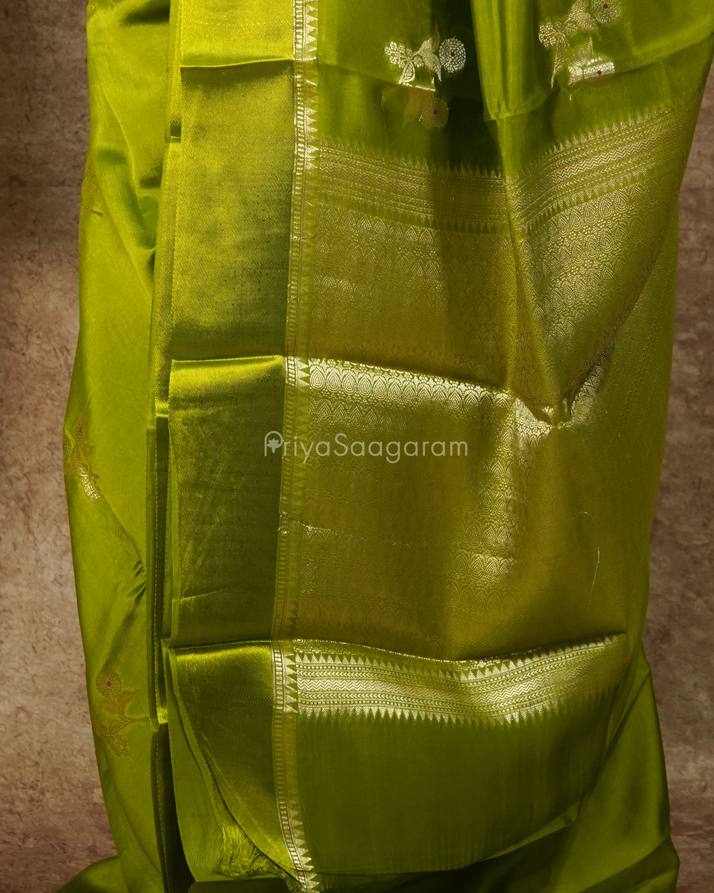 Sheen Green Chiniya Silk - PD4561