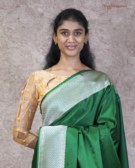 Shining Green Satin Katan - PC3633