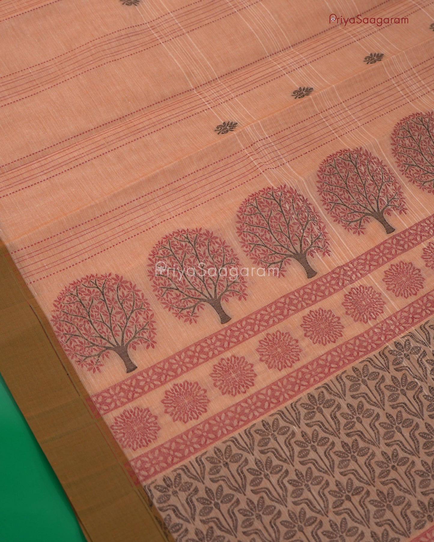 Blush Pink Handloom Cotton - N537