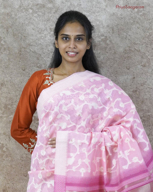 Pink Dhaka Fancy Cotton - PC3719