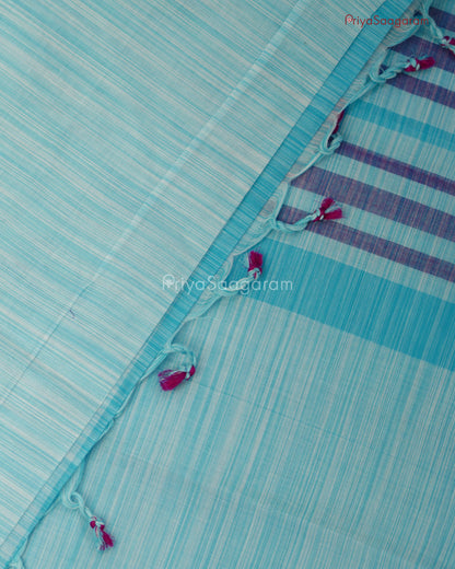 Light Blue Chirala Fancy Cotton - M6070