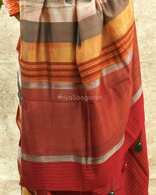 Multi-colour Rustic Moonga Tissue - PE437