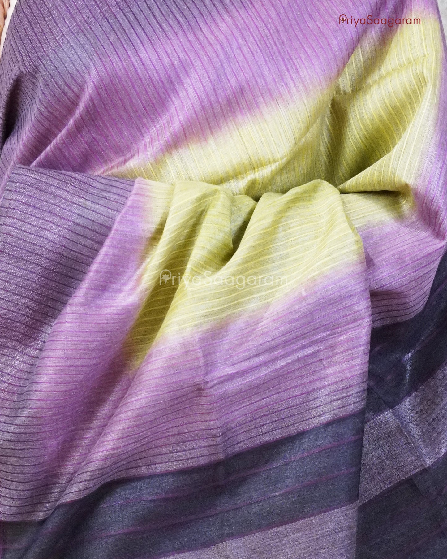 Sangria Purple Organza Tussar - PC2898