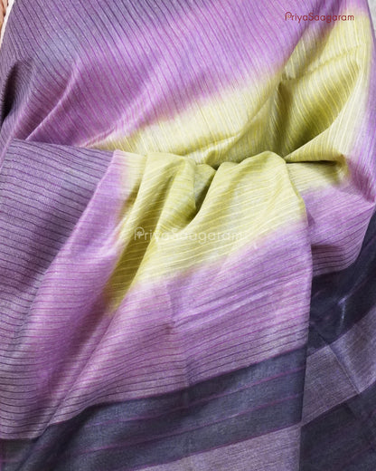 Sangria Purple Organza Tussar - PC2898