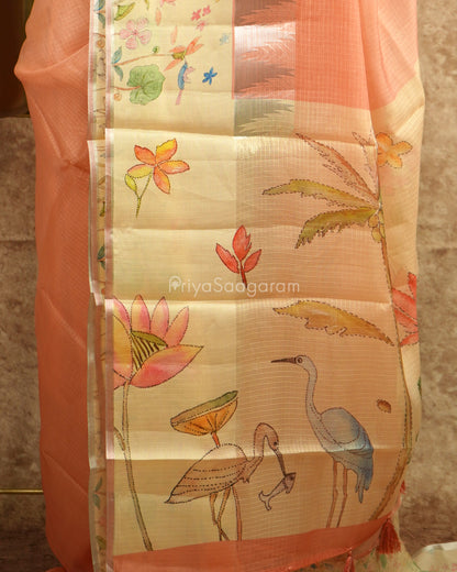 Baby Pink Silk Kota - PD3889