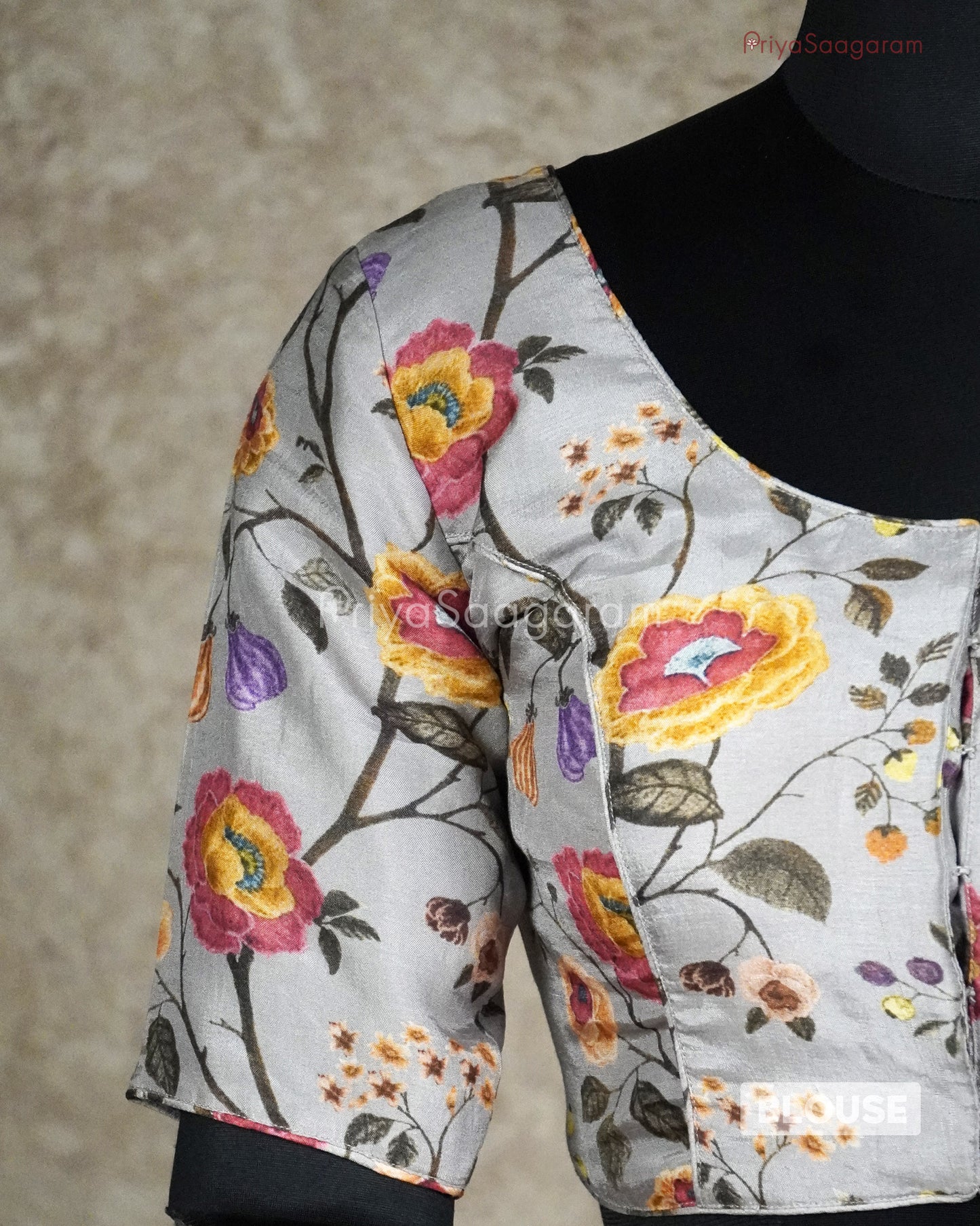 Grey Readymade Blouse - L3571