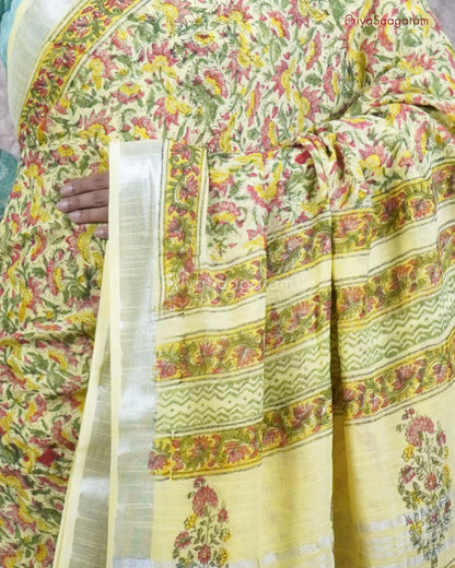 Daffodil Yellow Pure Linen - PC2739