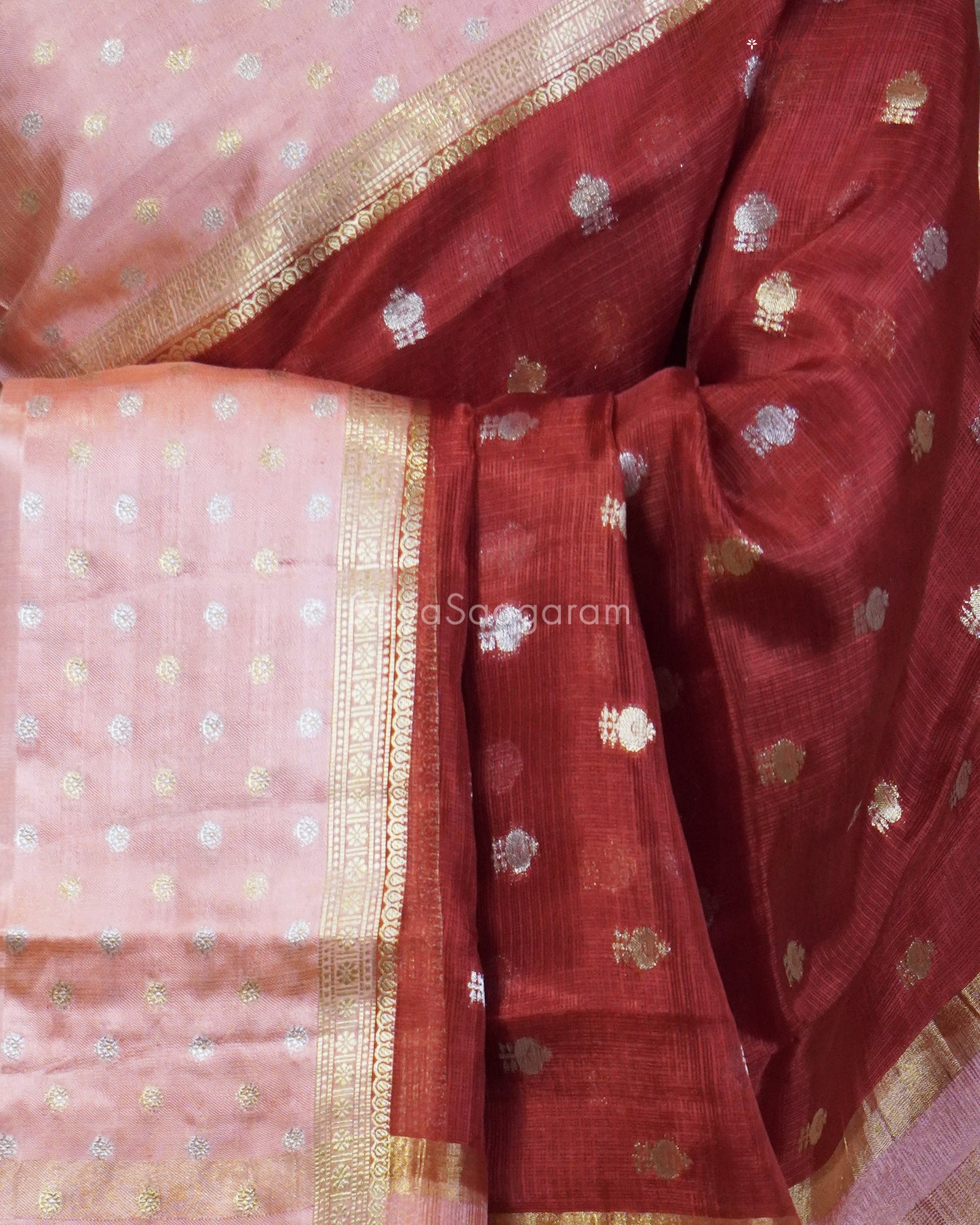 Bright Red Silk Kota - PC3223