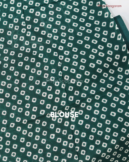 Maroon Block Print Mul Cotton - PD235