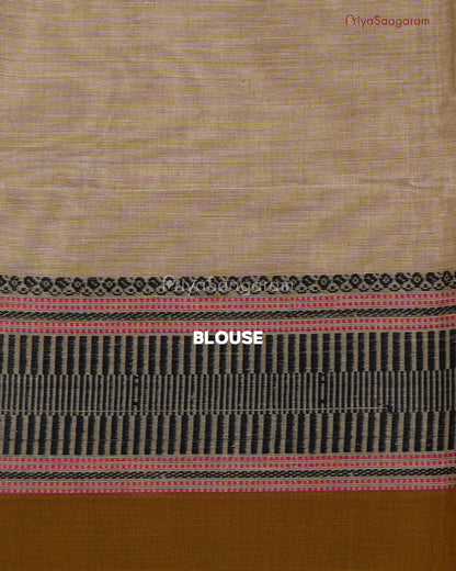 Sand Beige Handloom Cotton - M15193