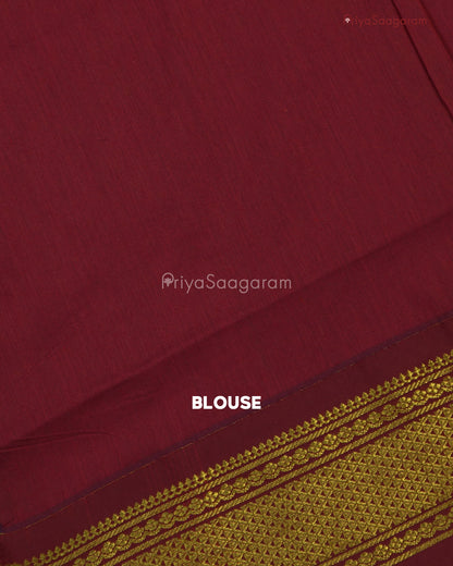 Green Red Kalyani Cotton - M15942
