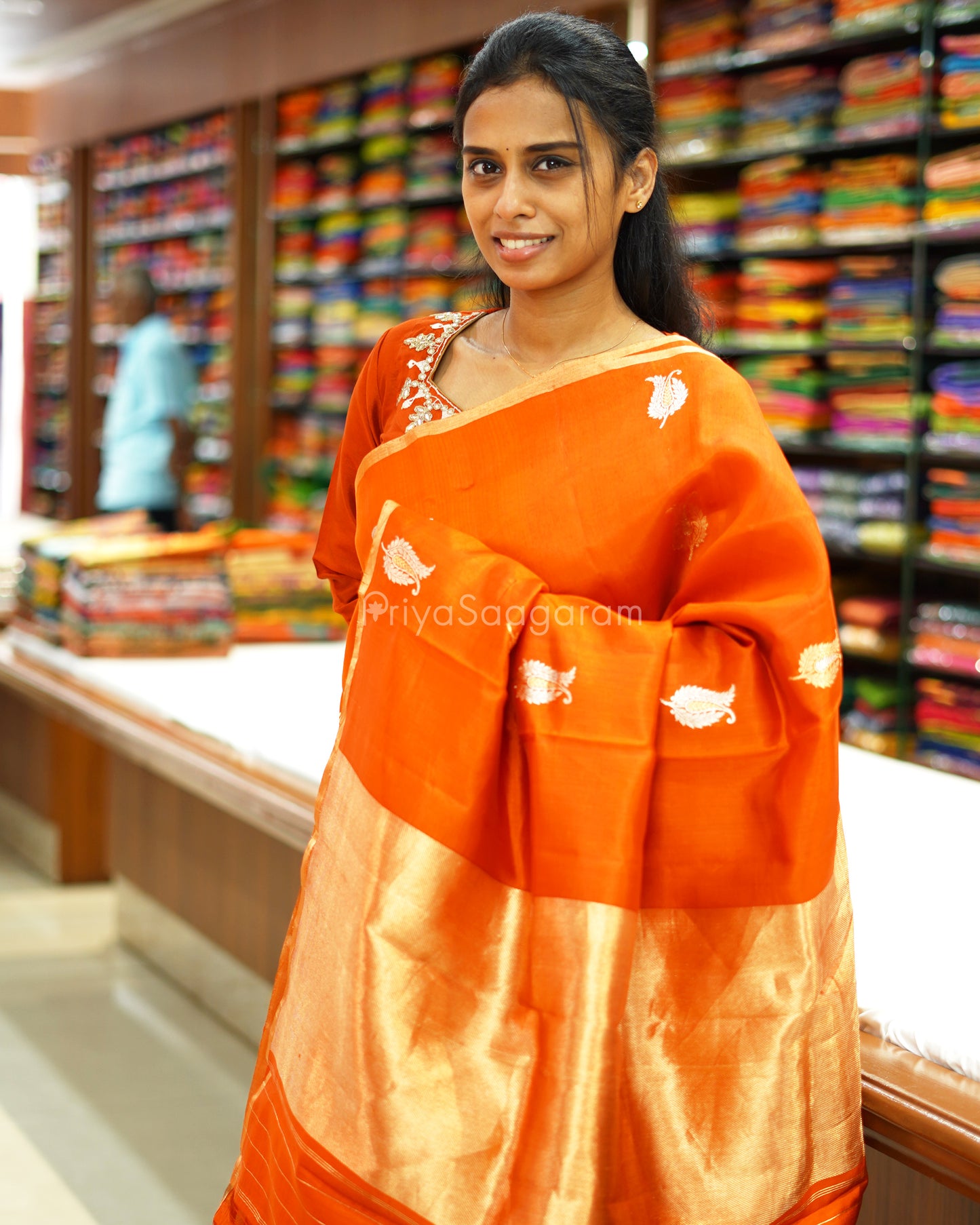 Orange Raw Mango Silk - PD1073