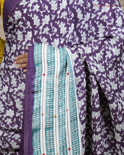 Lavender Modal Tussar - PC1817