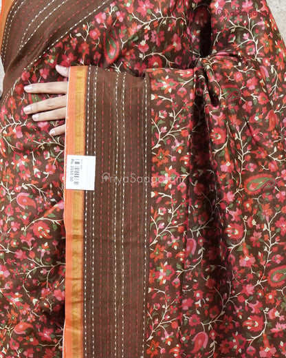 Bright Floral Chanderi - PC1365