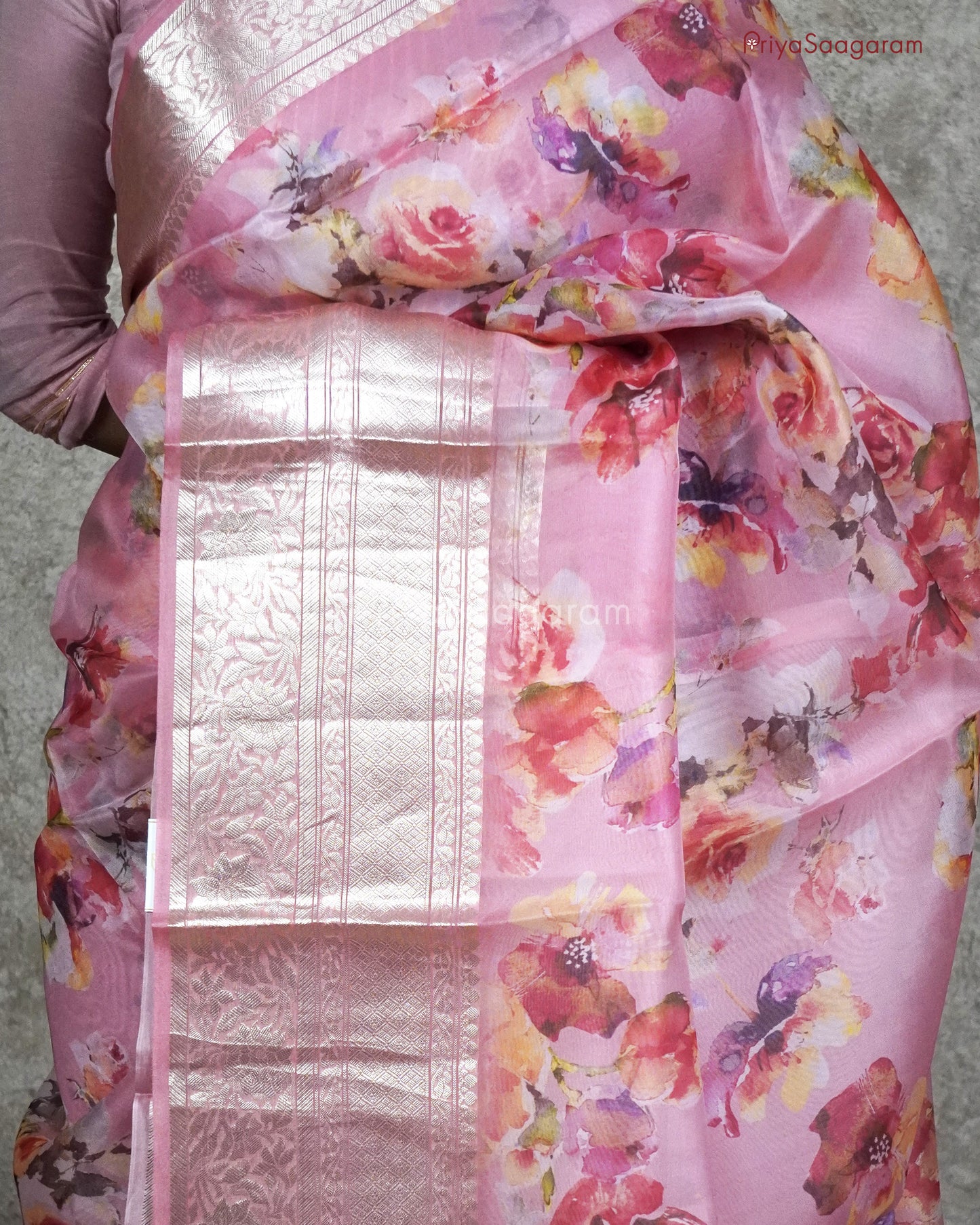 Baby Pink Kora Organza - PC516
