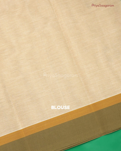 Light Beige Handloom Cotton - N534