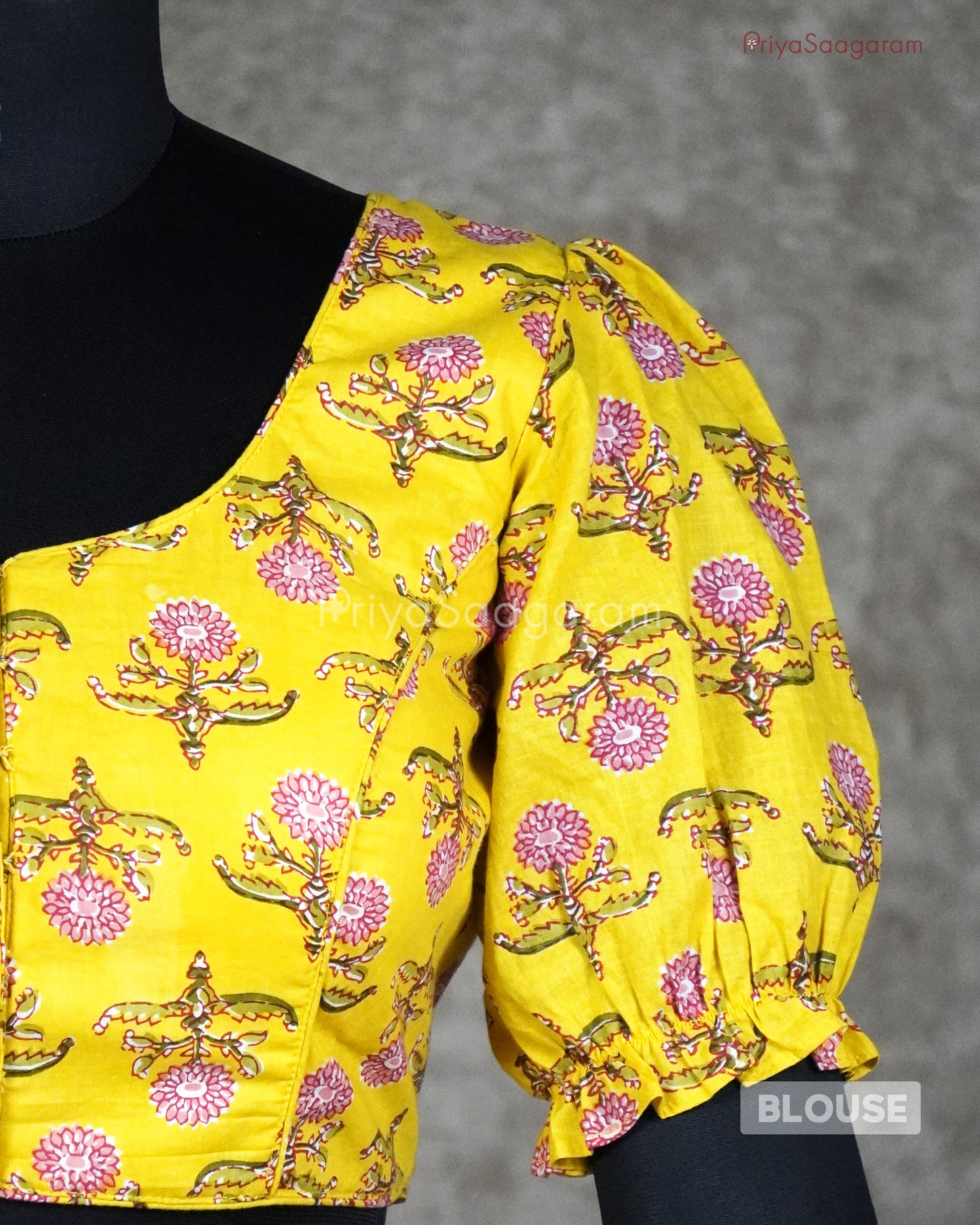 Yellow Readywear Blouse - L3126