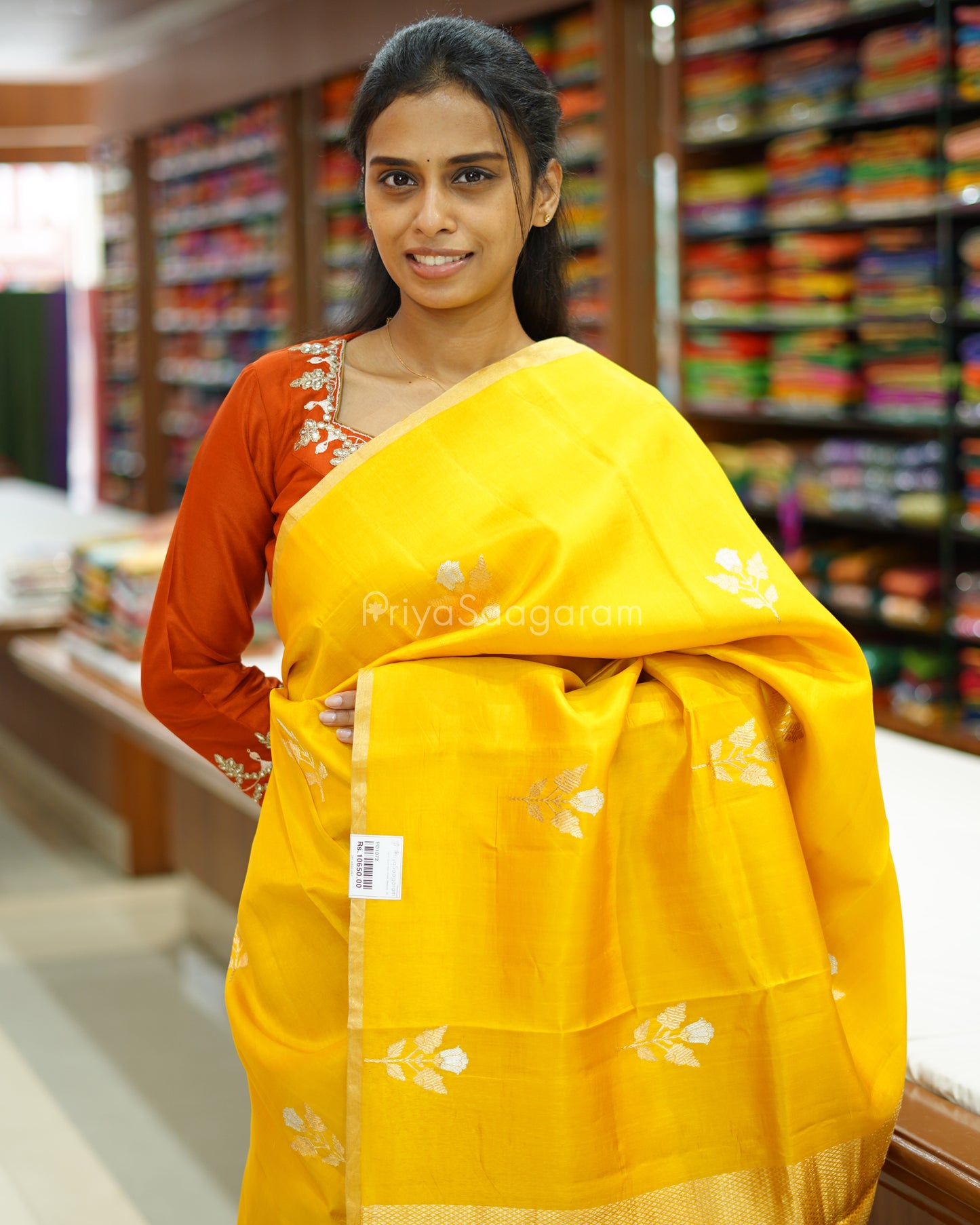 Yellow Raw Mango Silk - PD1072