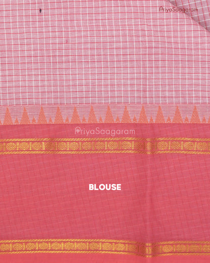 Rose Pink Chettinad Cotton - N95