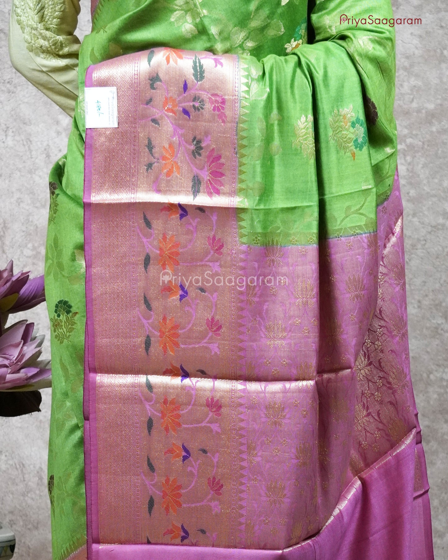 Parrot Green Chiniya Banaras - R52