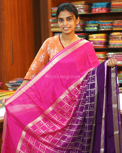 Blue Pink Russian Silk - PE365