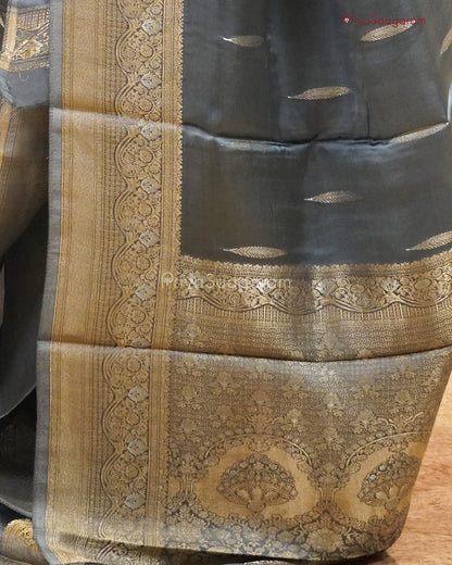 Steel Grey Satin Katan - PC2073